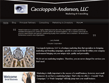 Tablet Screenshot of caccioppolianderson.com